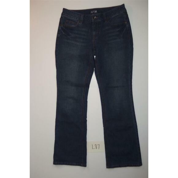 Apt 9 Blue Jeans Size 6 Womens -0713L87 - Picture 1 of 2